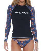 69SLAM WOMEN SWIMWEAR HAMSA HAND AVA UV PROTECTED LONG SLEEVES RASH VEST / เสื้อว่ายน้ำแขนยาวป้องกันรังสียูวี หญิง