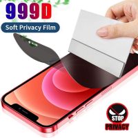 [HOT DOLXIOWEOH 539] Anti Spy Hydrogel ฟิล์มสำหรับ IPhone 11 12 13 Pro Max Mini 6 7 8 Plus ความเป็นส่วนตัวป้องกันหน้าจอสำหรับ IPhone XS MAX X XR SE ไม่ใช่แก้ว