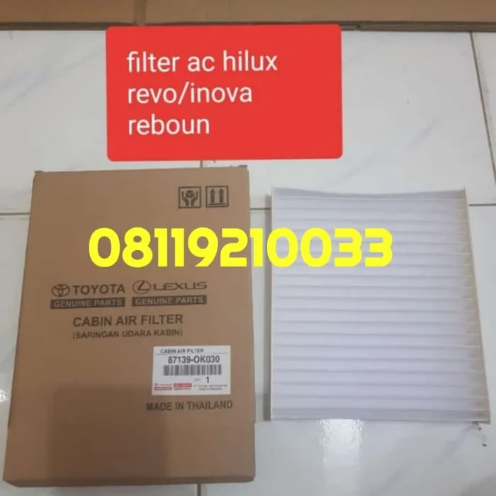 Filter AC Saringan Udara Air Conditioner Toyota Innova Reborn, Hilux