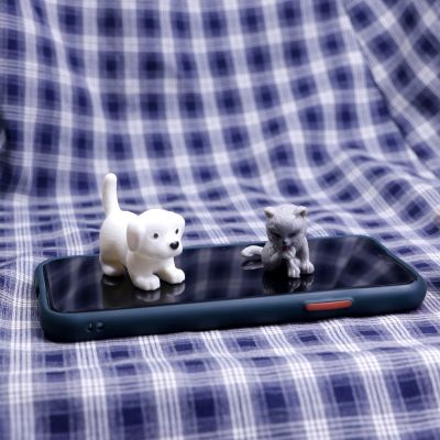 Mini pet dog and cat simulation model of animal pet dog and cat doll scene small place dog and cat pet box sets