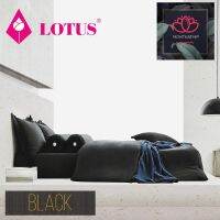 ? LOTUS​ ATTITUDE.ทอ490เส้นด้าย​ ▪️ BLACK▪️นุ่มเนียน​ ละเอียด​ชุดเครื่องนอนกันไรฝุ่นสินค้าคุณภาพ​แท้100%จากผู้ผลิตโดยตรง