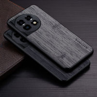 เคสสำหรับ Oneplus 11 11R Ace 2 Funda ไม้ไผ่ปกหนังหรูหราสำหรับเคส Oneplus 10 Pro 10T