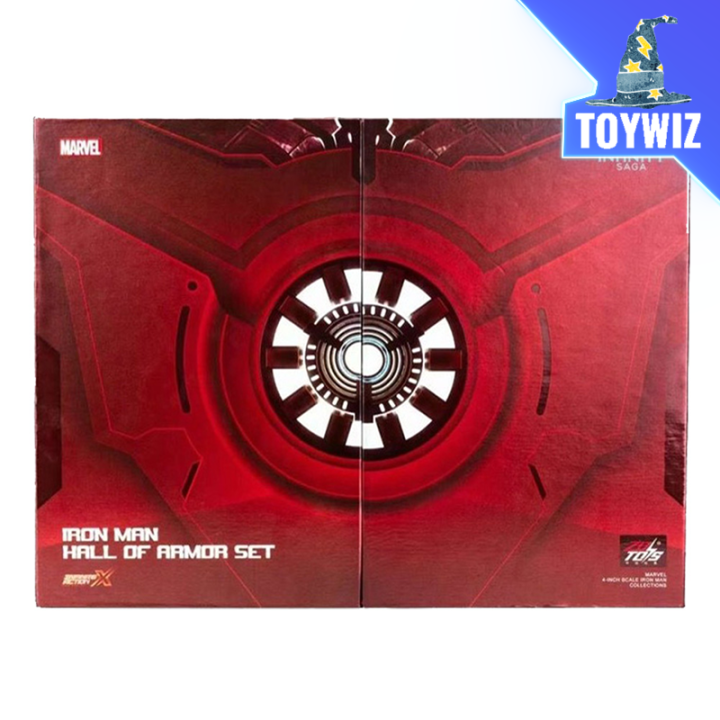 ZD Toys 4inch Scale Iron Man Set With Hall Of Armor (1924) (680535