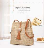 Bohemian Beach Handbags Tote Bag For Women Gym Bag Handmade Rattan Bucket Bags Woven Crossbody Bags For Women Stylish Straw Crossbody Bag Crossbody Bags For Women Travel Bag Tote Bag