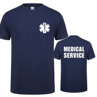 Emt Paramedic Emergency Medical Services T Shirt Men Casual T-Shirt Short Sleeve Mans Cool Tops Qr-035 【Size S-4XL-5XL-6XL】