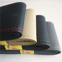 【YF】 Braid On Steering Wheel Car Cover With Needles and Thread Artificial leather Diameter 38cm cover couvre