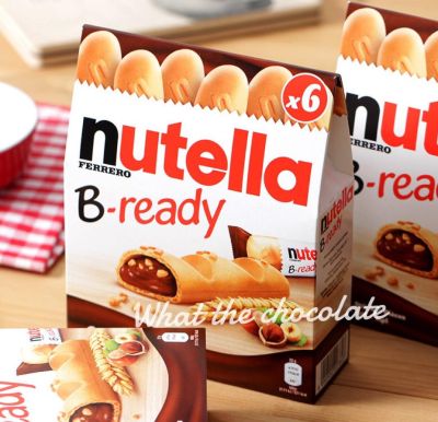 Nutella B-ready ขนมปังบางกรอบสอดไส้นูเทลล่า (6 ชิ้น)