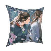 （ALL IN STOCK XZX）Noble Words: Distant Wanderer Decorative Pillow Case, Kain sarung bantal Cushion Pillow Case, Zippered, 45x45cm   (Double sided printing with free customization of patterns)