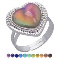 【YF】▣  JUCHAO Fashion Temperature Color Adjustable Multicolor Jewelry Rings for Gothic