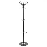 1pc Coat Stand With Umbrella Stand Marble Base Chromium Plated Metal Hat Coat Clothes Rack Organizer Bedroom Storage Hanger HWC