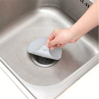 【YF】✉№□  Silicone Bathtub Stopper Leakage-proof Drain Cover Sink Hair Tub Flat Plug Accessories