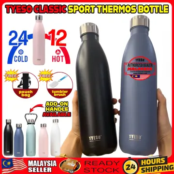 750ml Metal Water Bottles with Water Bottle Buckle Double Wall