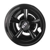 4Pcs 8Inch SS Golf Cart Wheel Cover Cap 5 Spoke Design Hub Cap for Golf Cart Club Car EZGO Yamaha