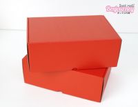 Boxjourneyกล่องลูกฟูกพรีเมี่ยม สีเรดโรส 17x25x9 cm.(20 ชิ้น/แพค)