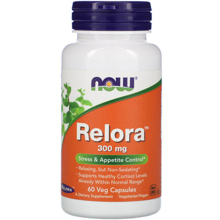 Now Foods, Relora, 300 mg, 60 Veg Capsules Lazada PH