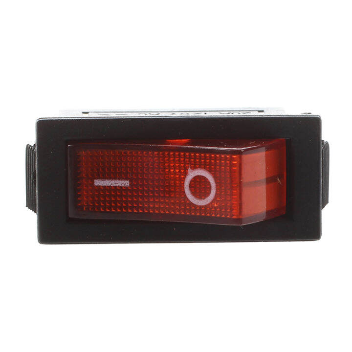 ac-16a-250v-20a-125v-red-light-illuminated-on-off-spst-boat-rocker-switch-x-5-pcs