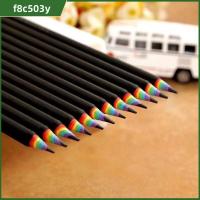 F8C503Y 5Pcs กระดาษสีรุ้ง ดินสอโรงเรียนดินสอ สีสันสดใส เติม2B ดินสอไม้ดินสอ สร้างสรรค์และสร้างสรรค์ ของขวัญที่ดีที่สุด ตะกั่วดินสอ สำหรับเด็กผู้หญิงเด็กผู้ชาย