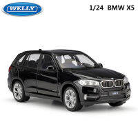 WELLY 1:24ชั่ง D Iecast รถของเล่น BMW X5จำลองสูงรุ่นคลาสสิก SUV โลหะอัลลอยรถของเล่นสำหรับของขวัญเด็กคอลเลกชัน