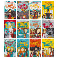 Malory towers collection malorita story collection 12 Volume Set Girls campus novels English chapters books childrens extracurricular books 9 years old + original English books