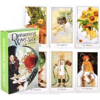 Dreaming Way Tarot ไพ่ทาโรต์แบบดั้งเดิมที่มีไหวพริบทางศิลปะร่วมสมัย ไพ่ทาโรต์เกมไพ่ออราเคิล