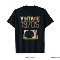 เสื้อเชิ้ตวินเทจย้อนยุค 1970s ลายดนตรี HN2G