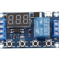 【cw】 5V 12V 24V Digital Delay Relay Cycle Timer Circuit Board Timing Module