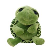 【ของเล่นตุ๊กตา】 Super Cute Green Big Eyes Tortoise Plush Toy Soft Animals Turtle Toys Baby Doll Children Gift Stuffed Plush Toy