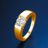 คุณภาพสูง1ct D สี Moissanite แหวน100 925เงินสเตอร์ลิงแหวนสำหรับงานแต่งงานเครื่องประดับ Fine พร้อมใบรับรอง