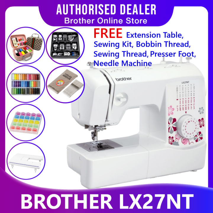 ( READY STOCK) Brother LX27NT Home Sewing Machine / Mesin Jahit Brother