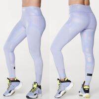 Zumba Futuristic High Waisted Ankle Leggings (กางเกงเลกกิ้งออกกำลังกายซูมบ้า)