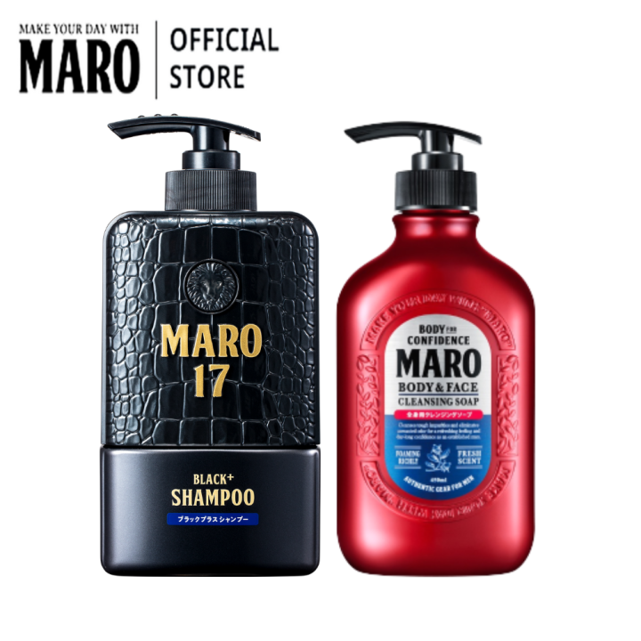 Maro X3 Hair &amp; Body Set - 17 Black Plus Shampoo &amp; Cleansing Soap