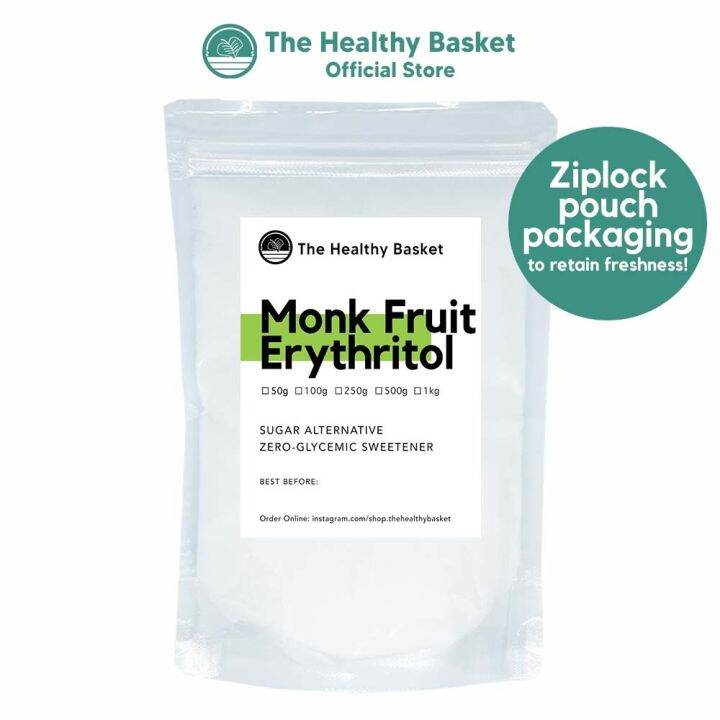 Healthy Basket Monk Fruit Erythritol Blend (250g 500g 1kg) Lazada PH