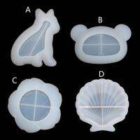 แม่พิมพ์ซิลิโคนเรซิ่นรูปทรงเปลือกหอยดอกไม้หมีสุนัขเครื่องประดับแฮนด์เมดน่ารัก