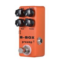 MOSKY เอฟเฟคกีต้าร์ B-Box,เอฟเฟคกีต้าร์เบสไฟฟ้า Overdrive ปรีแอมป์ Overdrive เอฟเฟคต์เราพร้อมเส้นทางสัญญาณอะนาล็อกทรู