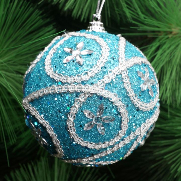 new-christmas-foam-ball-crystal-glitter-sequin-decoration-xmas-tree-hanging-pendant-new-year-wedding-party-festival-ornament