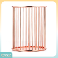 ✨ Konka 10x8ซม. 1ชิ้นสีโรสโกลด์อุปกรณ์เครื่องเขียนของตกแต่งโต๊ะที่ใส่ปากกาดินสอที่ใส่ภาชนะ