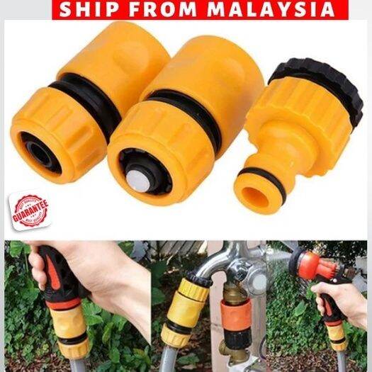 [Ready Stock]K34 16mm Quick Connector 1/2" 3/4" Faucet Garden Water