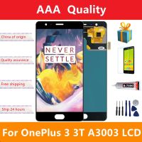 5.5 ; Super OLED Screen For OnePlus 3 LCD Display A3010 Touch Screen Digitizer Assembly Replacement For One Plus 3T A3003