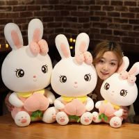 【CW】New product peach bunny plush toy pillow cushion sofa decoration doll Christmas birthday gifts for girls