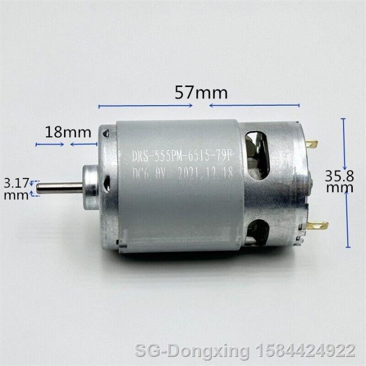 yf-rs-555-6515-motor-6v-9-6v-10v-11v-12v-speed-large-torque-36mm-electric-engine-8500rpm-17200rpm