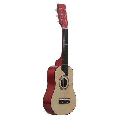25 Inch Basswood Acoustic Guitar 6 Strings Small Mini Guitar with Guitar Pick Strings for Children Beginner