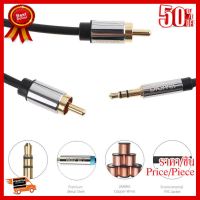 ✨✨#BEST SELLER?? DiGiYes Premium Stereo Audio 3.5mm Aux Jack to 2 RCA M/M Y Cable Gold Plated 1m,1.5m,2m ##ที่ชาร์จ หูฟัง เคส Airpodss ลำโพง Wireless Bluetooth คอมพิวเตอร์ โทรศัพท์ USB ปลั๊ก เมาท์ HDMI สายคอมพิวเตอร์