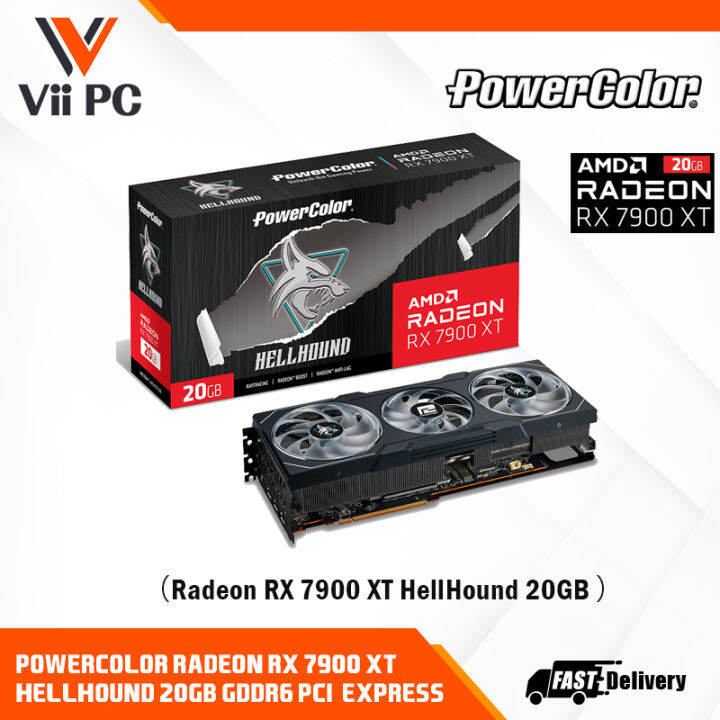 Powercolor Power Color Radeon Rx 7900 Xt Rx7900xt 7900xt Hellhound 20gb Powercolor Power Color Radeon Rx 7900 Xt Rx7900xt 7900xt Hellhound 20gb