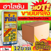 ? ?? สินค้ายกลัง ?? ฮาโลซัน (แลมป์ดา-ไซฮาโลทริน) ขนาด 1ลิตรx12ขวด ป้องกันกำจัดหนอน เพลี้ยไฟ แมลงหร่า เพลี้ยจักจั่น