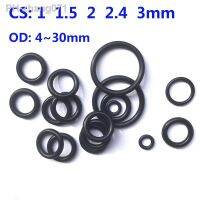 Rubber O Ring NBR O-Ring Seal Gasket Thickness1 1.5 2 3.1 Nitrile Rubber Bands High Pressure Oil Resistance Washer Sealing ORing