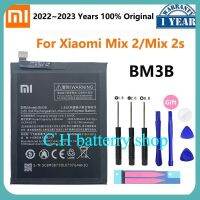 Xiao Mi แบตเตอรี่ต้นฉบับ100% BM3B สำหรับ Xiaomi 2 2S Mix2S 3400MAh ความจุสูงเปลี่ยนโทรศัพท์ batteria Akku