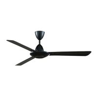 Luzino - Black Ceiling Fan Plastic ABS LA NEW (MKA56-02(BK)) Size 56 INCH