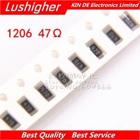 100PCS 1206 SMD Resistor 5% 47ohm 470 47 Ohm 47R WATTY Electronics