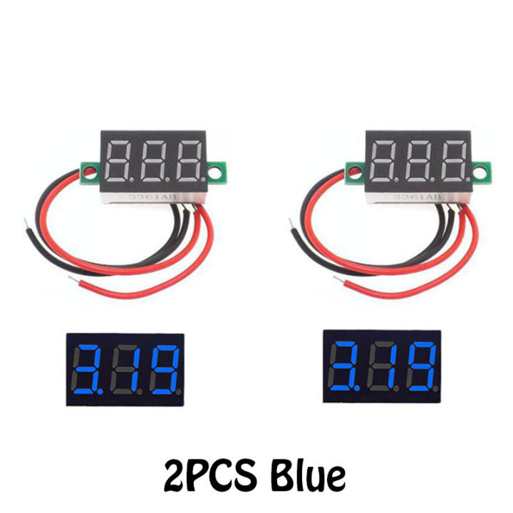 dc-โวลต์มิเตอร์แบบสองสาย-dc-2-5-30v-โวลต์มิเตอร์ไฟ-led-0-36นิ้ว