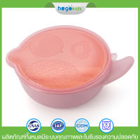 Hogokids ชุดอาหารเสริมอาหารสำหรับเด็กแรกเกิด โถบดคู่ เครื่องใช้บนโต๊ะอาหารเด็กแบบพกพา ช้อนส้อมลายการ์ตูน ถ้วยซิลิโคน ถ้วยอาหารเด็กทารก